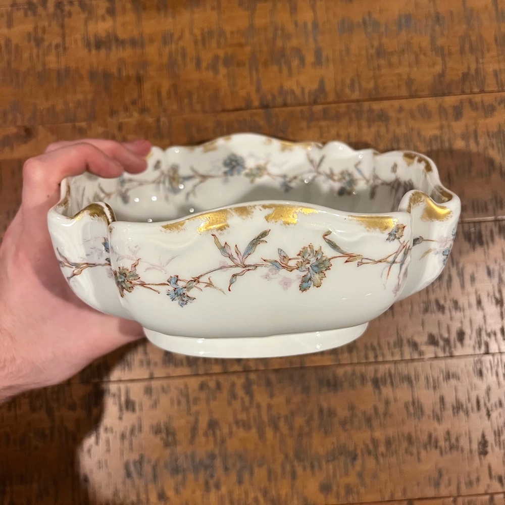 Square Limoges Serving Bowl by Haviland & Co.